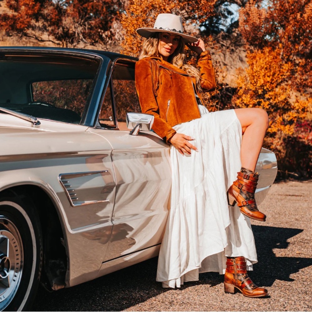NWT FREEBIRD “DARLIN” Boots in Cognac |Size 6 🔥PRICE FIRM 🔥 - Picture 2 of 16